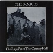 The Pogues The Boys From The County Hell - 1st - Blue Tint - Promo UK 7" vinyl Promo