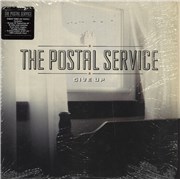 The Postal Service Give Up - 1st -  Red Vinyl - Shrink USA 2-LP vinyl set