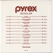 Click here for more info about 'The Purist - Pyrex Scholar - Clear Vinyl'