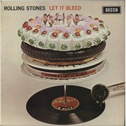 The Rolling Stones Let It Bleed - 5th + Poster - EX UK vinyl LP