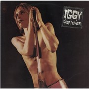 The Stooges Raw Power + Hype Sticker - EX UK vinyl LP