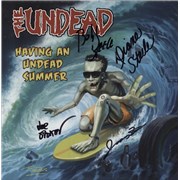 Click here for more info about 'Having An Undead Summer - Blue Vinyl - Autographed'