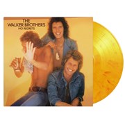 The Walker Brothers No Regrets - 50th Anniversary Edition - Yellow, Red & Orange Marbled Vinyl UK vinyl LP