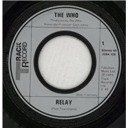 The Who Relay - Wide UK 7" vinyl