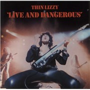 Thin Lizzy Live And Dangerous - Label Variant Netherlands 2-LP vinyl set