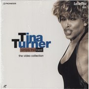 Tina Turner Simply The Best - Shrink UK laserdisc