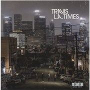 Travis (90s) L.A. Times - Yellow Vinyl + Fully Autographed Insert UK vinyl LP