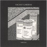 Vacant Gardens Obscene - Clear Vinyl UK vinyl LP