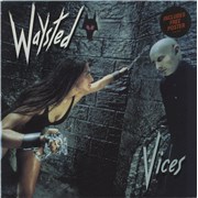 Waysted Vices + Poster - Stickered Sleeve UK vinyl LP