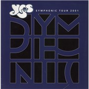 Yes Symphonic Tour 2001 + Ticket Stub UK tour programme