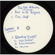 Yes The Yes Album - Test Pressing UK vinyl LP