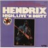 Click here for more info about 'Jimi Hendrix - High, Live 'n Dirty - Red Vinyl - VG'