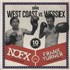 Click here for more info about 'NoFX - West Coast vs Wessex - Blue/Clear with White Splatter Vinyl'