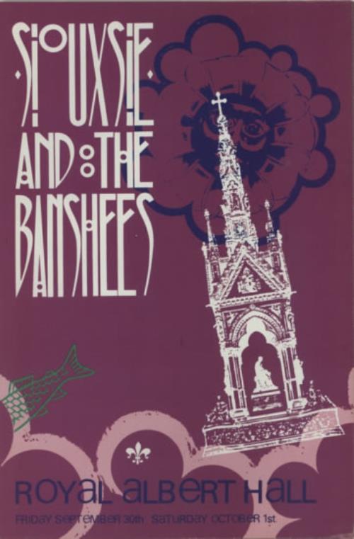 Siouxsie And The Banshees 1985 Concert Poster – Vintage Original